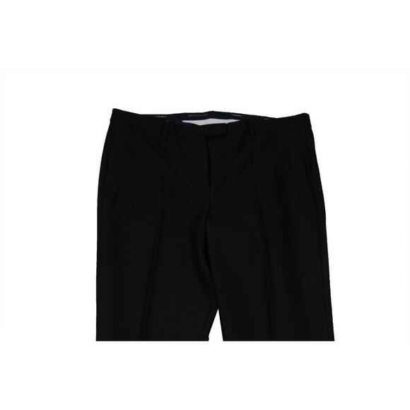 S Max Mara Womens Fatina Pants US 12 IT 46 Black Viscose Cotton Trousers Slacks - Picture 5 of 10